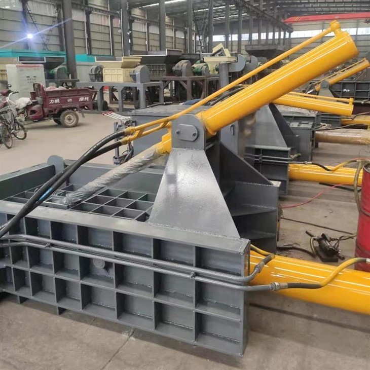 metal scrap baling machine7