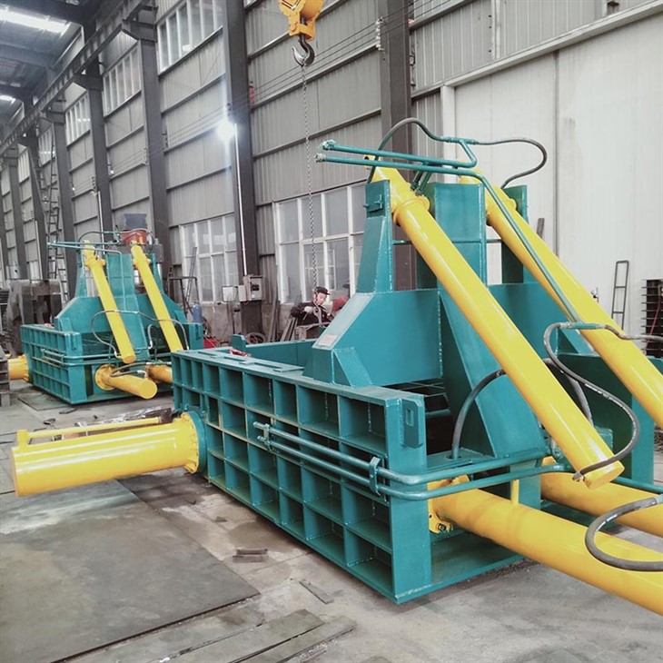 metal scrap baling machine9