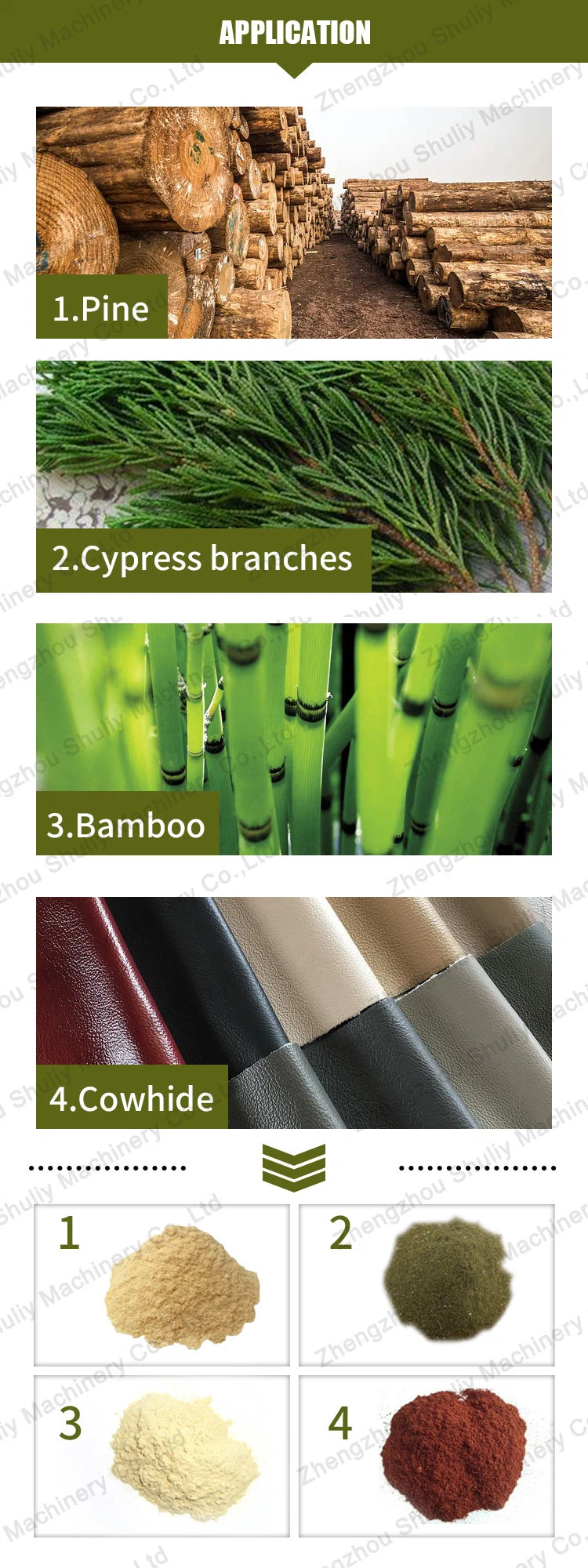 Wood powder making machine Wood powder making machine