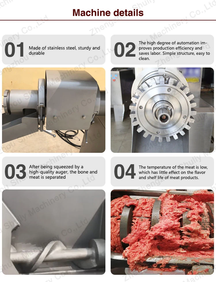 Industrial meat and bone separator Industrial meat and bone separator