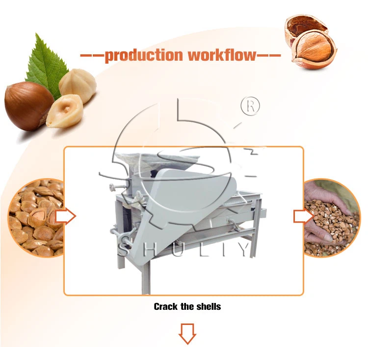 hazelnut shelling machine hazelnut shelling machine